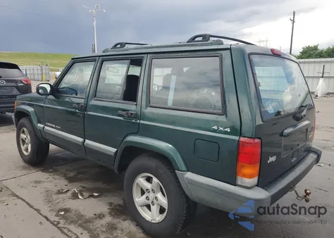 2000 Jeep Cherokee Sport из США, поврежденный, VIN 1J4FF48S9YL264540